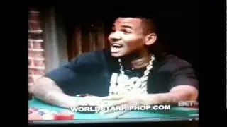 The Game on BET Rap City with Busta Rhymes