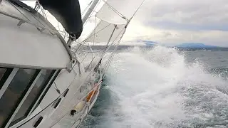 Sailing, Hove To,  Oct 2024
