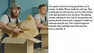 Heaven Moving - How Dallas Movers Handle Special Items