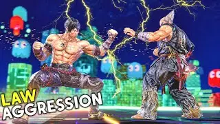 Aggressive Law Vs Lord Supreme Heihachi Crazy Matches-Tekken 8 Rank