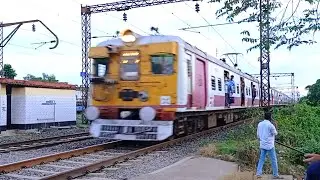 Howrah - Bandel 12car Patrol Special Train arriving Konnagar Station | Eastern Railway