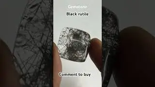 Black rutile #blackrutite #rutile #rutile_quartz #gemstones
