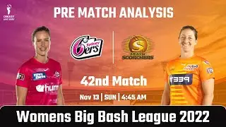 Sydney Sixers Women vs Perth Scorchers Women 42nd Match PREDICTION, SSW vs PSW Dream 11 Team #wbbl