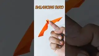 paper balancing Bird Origami#viral #tranding #craft #papercraft #GURUSINGH