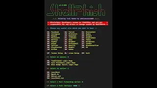 How  to install Shellphish | Phishing Tools for Hacking  Top 17 Social Media ID.