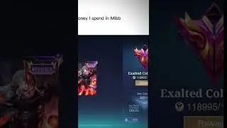 How much diamonds I spend on Mlbb #mobilelegends
