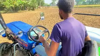 দেখুুন আধুনিক পদ্ধতিতে ট্রাক্টর দিয়ে সরিষা রোপনে অধিক ফলন