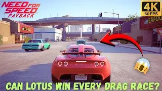 Can This Lotus Destroy Supercars in Drag Racing? 4K Gameplay!
