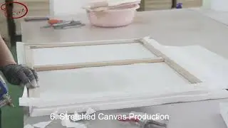 Stretched Canvas Production Video from Folcai - Art Materials
