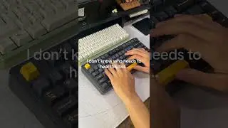 Aula F75 Graywood v3 sound test #aulaf75 #aulakeyboard #customkeyboard #keyboards