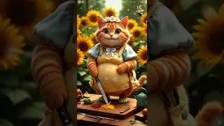 The fat cat 😺 #youtubeshorts #youtube #shortsfeed #shorts #ememo #memo #cartoon