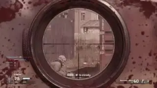 COD 4 Remastered BARRETT .50 CAL GAMEPLAY