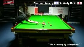 Shachar Ruberg playing Andy Hicks in a training match in the South West Academy