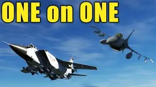 “F-16 Viper vs MiG-31 Foxhound – BVR Ambush to Close-Missile Fury!! | DCS World Epic Dogfight”