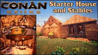 How to Build Another Ultimate Starter House and Stables in Vanilla Conan Exiles