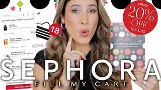 SHOP THE SEPHORA HOLIDAY SALE WITH ME!  MY SEPHORA WISHLIST Fill my Cart! LOTS OF LUXURY BEAUTY