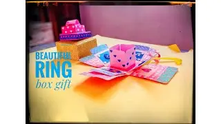 How to make : Exploding box |beautiful birthday gift || beautiful ring box || love box ---Aasif khan