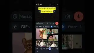WhatsApp: GIFs Automatically Sent as Stickers #howto #whatsapp