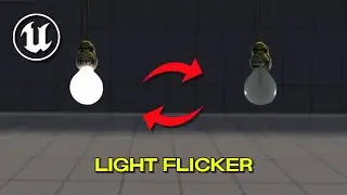 How to Make a Light Flicker Effect in Unreal Engine!