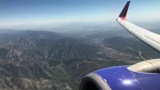 Southwest 737-700 Flight Burbank to Phoenix (4K)