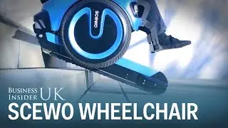 Wheelchair climbs stairs with ease