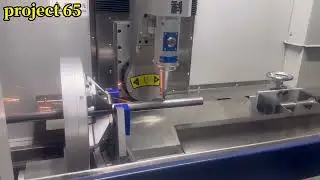 Fully automatic beveling cutting-long hole cutting