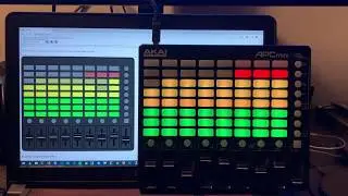 JavaScript Web MIDI & Audio API launchpad audio visualizer