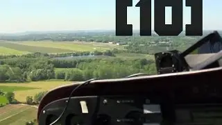 [10] Private / Cessna F172H Skyhawk!! (D-EDEE) / Landing at Uetersen COCKPIT VIEW