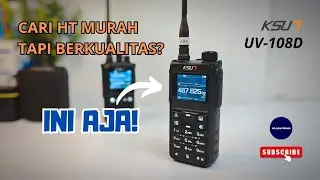 HT MURAH BERKUALITAS, INPUT DAN SIMPAN FREKUENSI MUDAH || KSUN UV-108D