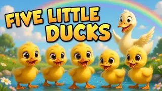 Five Little Ducks 🦆 | Fun Nursery Rhyme for Kids | Counting Song(@KidieRhymes  )