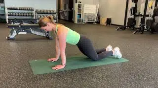 Modified Plank Scap Push up