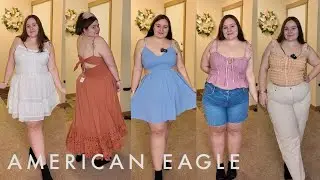 American Eagle Try On Haul | Plus Size Spring Outfits