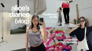 Vlog em São Paulo | 25 de Março (o caos), Voltando a ser criativa, Um dia de job como modelo