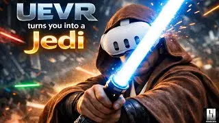 UEVR позволяет вам стать джедаем в виртуальной реальности! - Star Wars Jedi Fallen Order / Вид от...