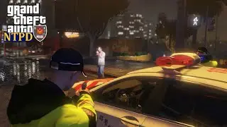 GTA 5 LSPDFR 警察模組 320 崔佛持槍拒捕 紅斑馬清空彈匣