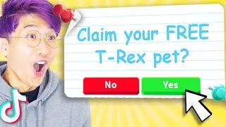 Can We HATCH A T-REX EARLY USING ADOPT ME TIK TOK HACKS!? (GAME BREAKING GLITCHES)