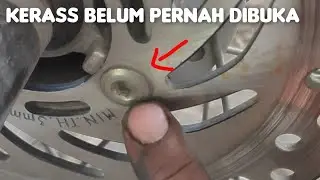 Cara melepas baut piringan cakram yg keras, susah dibuka