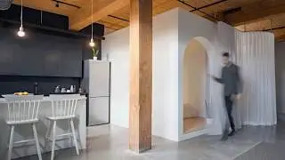 Creative Bed Box Becomes Center of Attraction Inside this Downtown Toronto Loft!