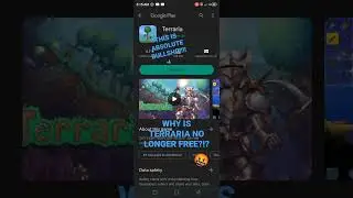 WE CAN NO LONGER DOWNLOAD TERRARIA FOR FREE, WTF DEVELOPERS?!?