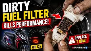 Dirty Fuel Filter Kills Mio 125 Performance - Mio 125 Fuel Filter Damage or Dirty? Replace It Now!