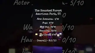 the Haunted Forest is always a must every year! #halloween #hauntedhalloween #hauntedholidays