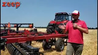 Трактор CASE IH Magnum 400 AFS + дискова борона True-Tandem 375