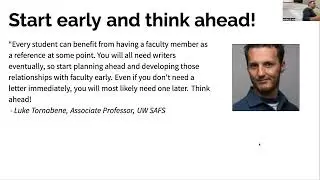 LEAPS Program: Application Tips I: Letters of Recommendation