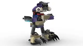 Lego Mixels Footi + WizWuz Speed Build Studio Bricklink LDD by PLegoBB
