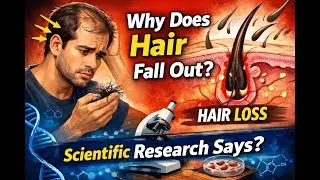 why hair fall  ? scientific research 2025 #facts #hairfall #shorts #viral #foryou #foryou #music