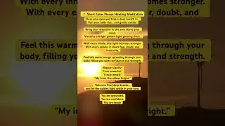 Golden Fire of Confidence &ndash; Solar Plexus Healing Meditation&rdquo; #positivevibes #gratitude