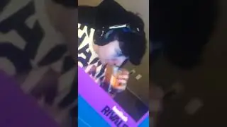 Clix drinks beer and gets drunk and fights with unknownarmy1x 1v1 in real life @ninja bugha watched