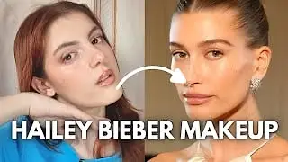como maquillarse bien la cara paso a paso y tener piel de HAILEY BIEBER MAKEUP tutorial 💄✅