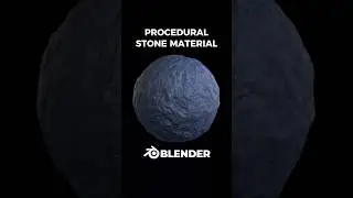 Procedural stone material in Blender🪨#3d #blender3d #b3d #blendermaterials #blendermaterial