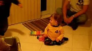 sean making colt laugh.AVI